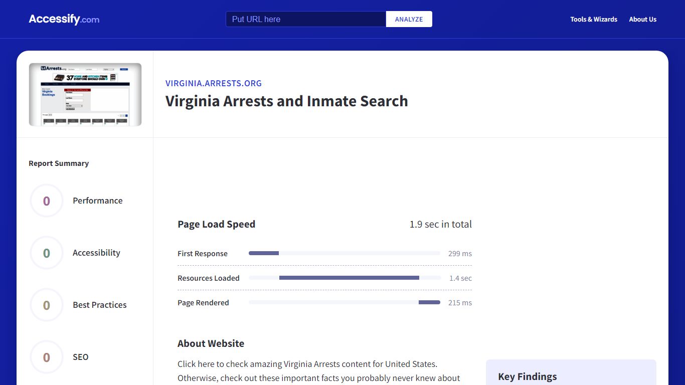 Access virginia.arrests.org. Virginia Arrests and Inmate Search